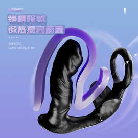 单环锁精环前列腺按摩器男用后庭肛塞自慰器震动肛塞成人用品批发