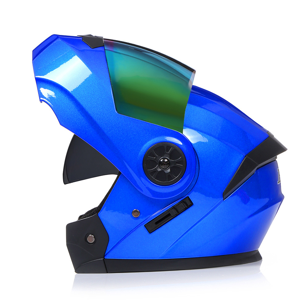 Casco Abatible para Motocicleta de Plástico ABS con Doble Visera para Desplazamientos image 44