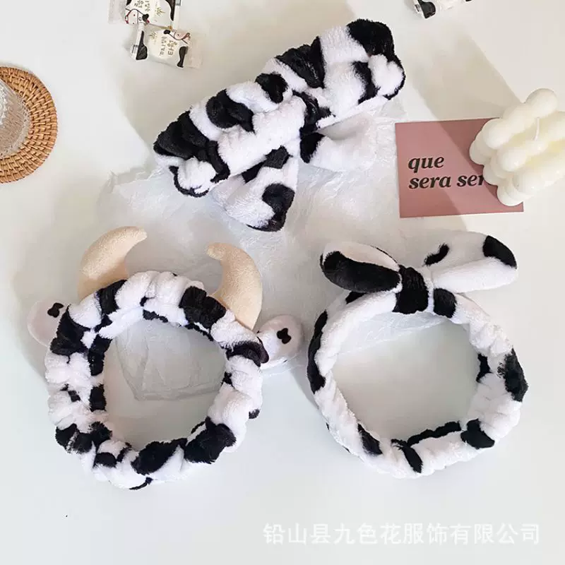 Brand three dimensional headband, plush hair accessory, Korean style, internet celebrity
