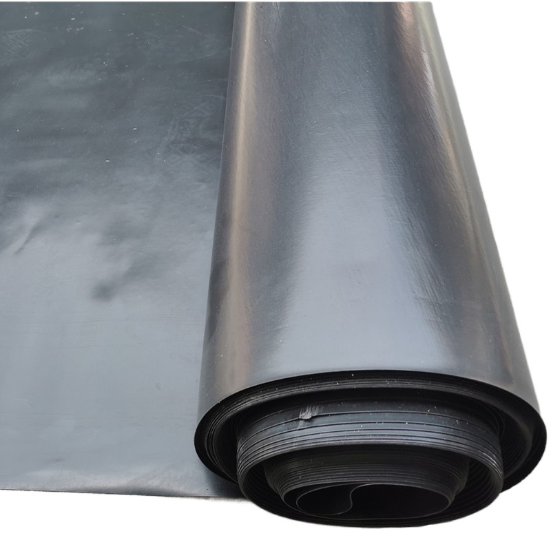 黑色防渗膜HDPE土工膜水产养殖膜鱼塘膜鱼池蓄水池藕池防水膜现货