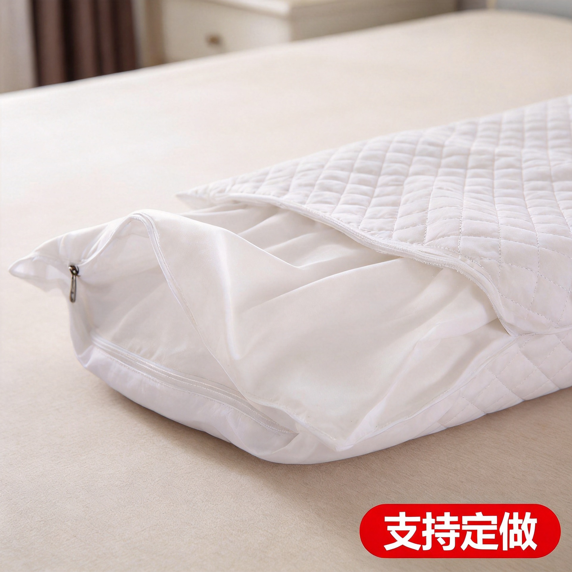 枕头内胆套防尘套超声波夹棉枕芯可睡眠填充荞麦壳柏壳中药艾草