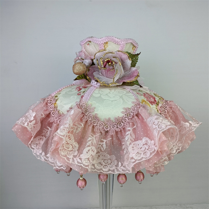 Xianfan accesorios de la lámpara de pie lámpara de mesa de encaje cubierta de la cáscara pantalla antiguo estilo retro princesa Europea estilo pastoral