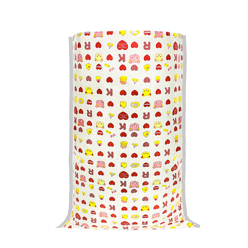 Printing and Laminating Waterproof Woven Bag for Home Textiles, Toys, Express Packaging, Red Heart Cartoon Gift Packaging, Snakeskin Bag