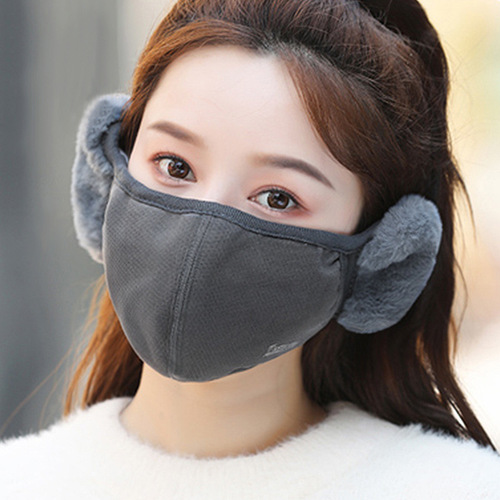 3D all-in-one warm wholesale ear protection for girls autumn and winter thickened breathable windproof and cold-proof cycling earmuffs
