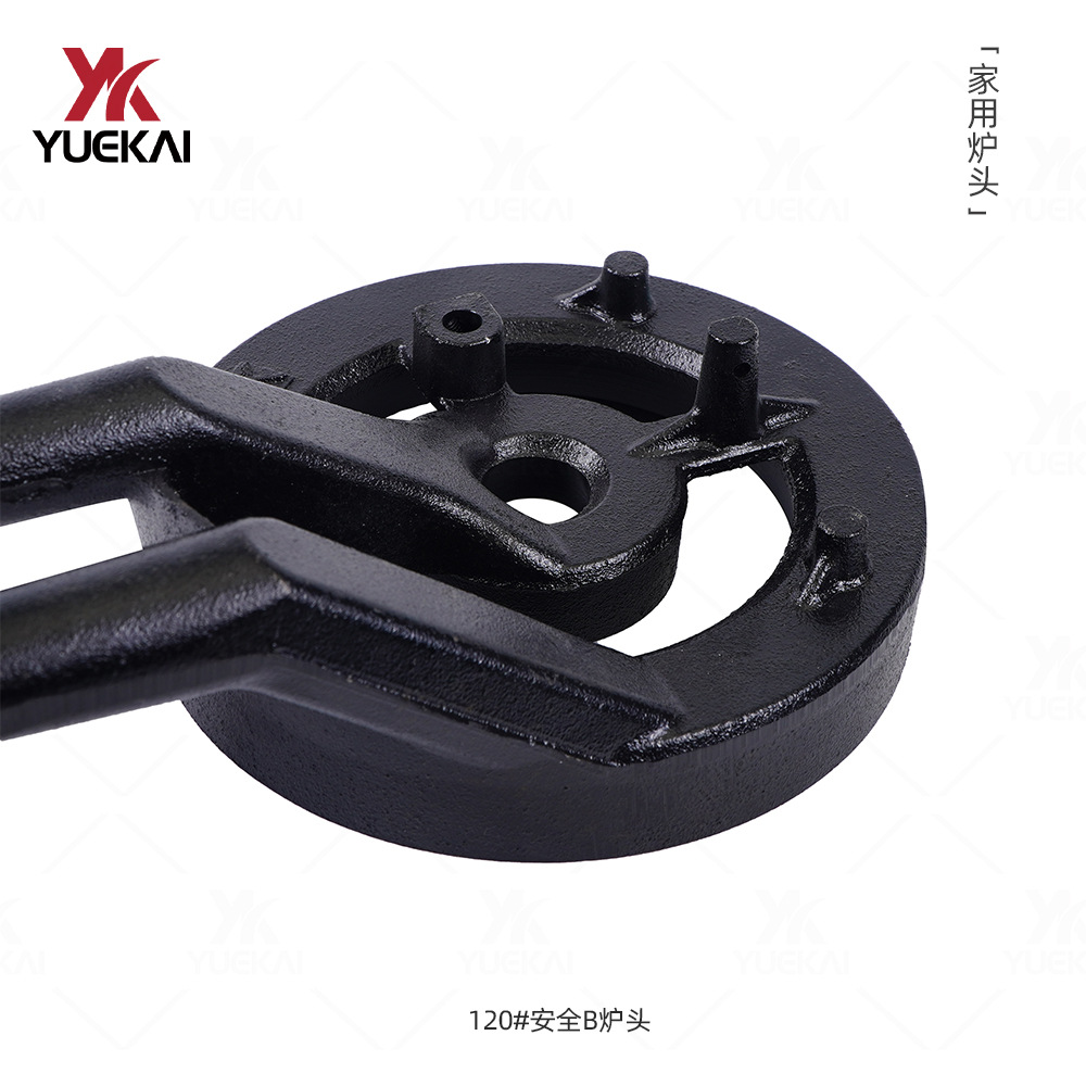 Yuekai120#B horno de escritorio hierro fundido integrado electroforesis tratamiento de superficie accesorios de cocina horno de gas image 4