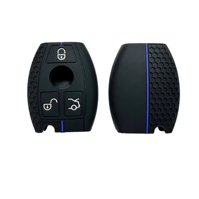 Suitable for Mercedes-Benz C260L GLA200 Static Rod/Key Bag - black-blue-line