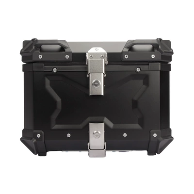 Motorcycle trunk: capacity motorcycle back box battery - 36l-embossed-black