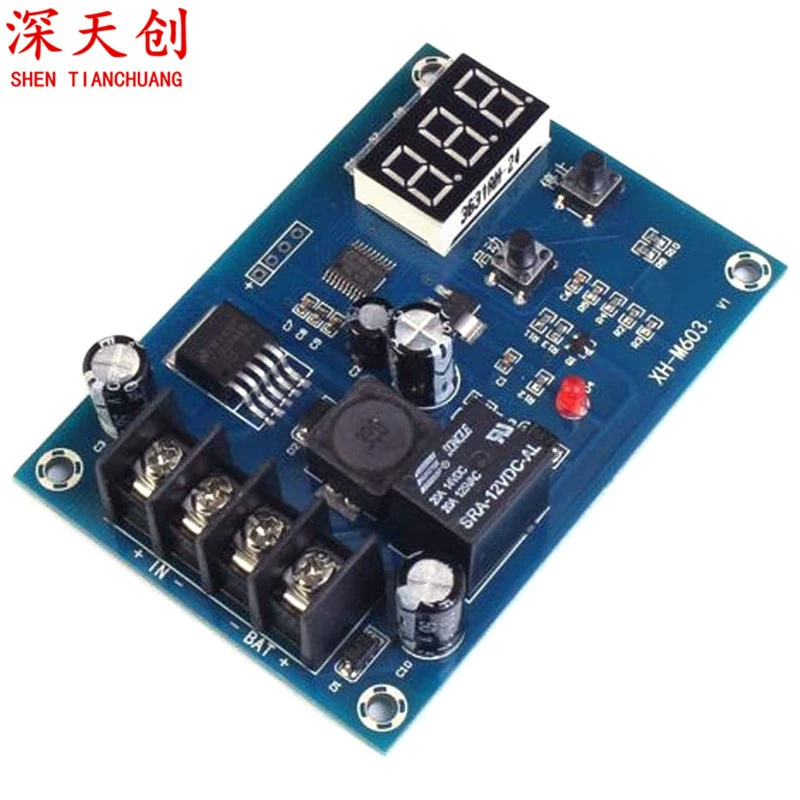 XH-M603 модуль управления зарядкой литиевой батареи переключатель защиты управления зарядкой батареи 12-24 В