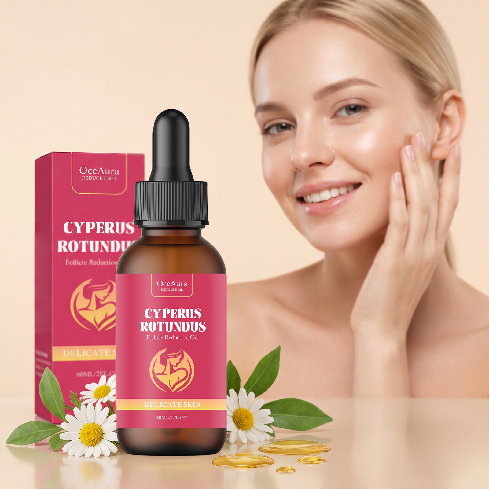 OCEAURA 肌肤护理精华油 温和保湿滋润呵护肌肤日常身体局部护理