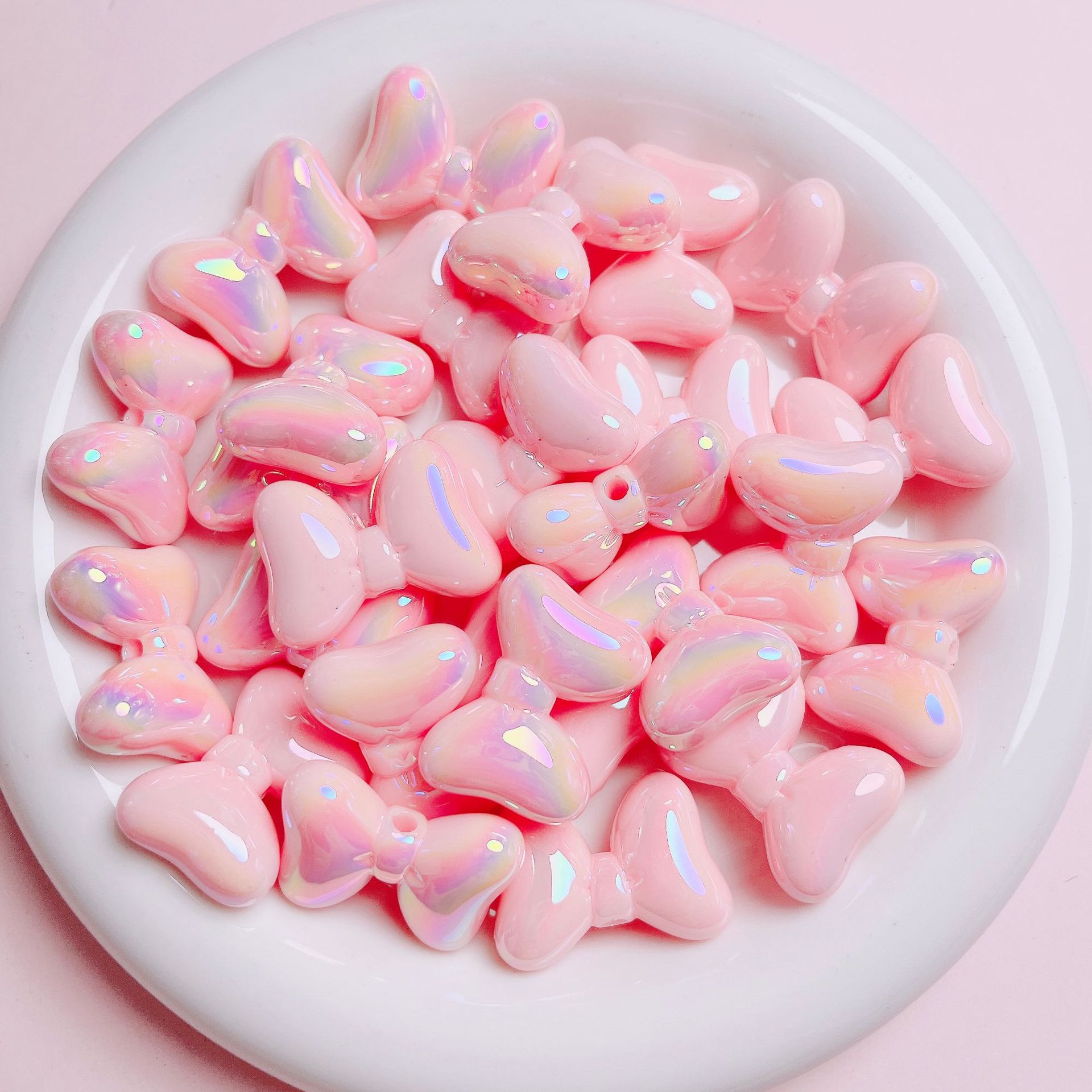 10 PCS/Package Arylic Bow Knot DIY Jewelry Accessories Beads display picture 8