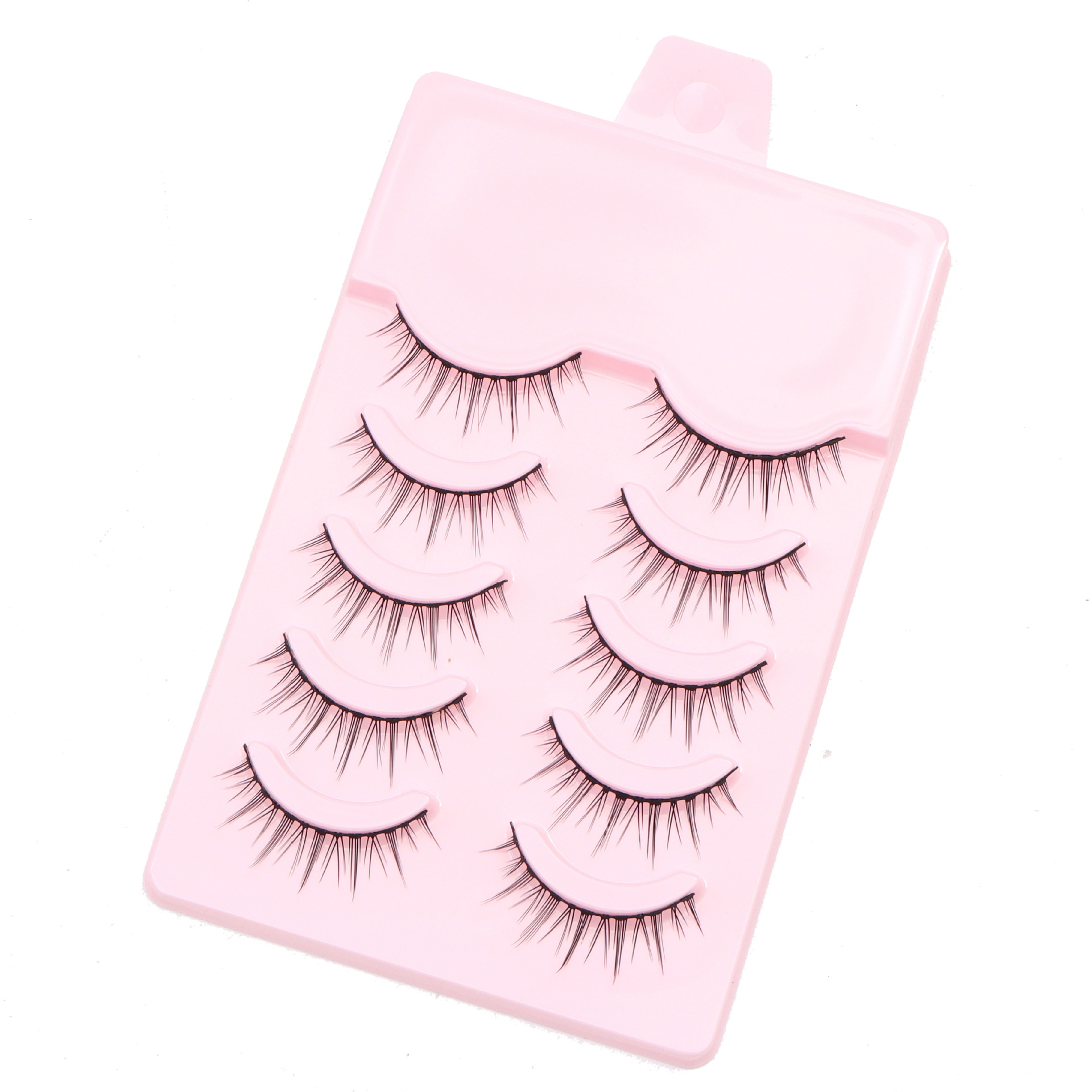 Wangwang Dog Dog Black Terrier Cómics Ojos Pequeños Demonios Pestañas postizas Barbie Mestizo Eyes Simulación natural Transfronterizo