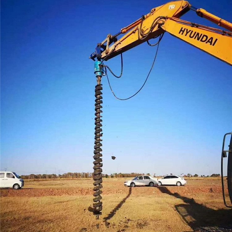 拖拉机改装挖坑机农用四轮栽电线杆挖坑立杆机