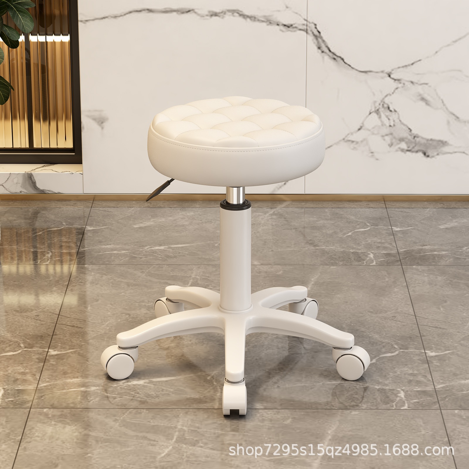 Fábrica directa taburetes de belleza elevación polea rotativa manicuría silla de maquillaje salón de belleza peluquería