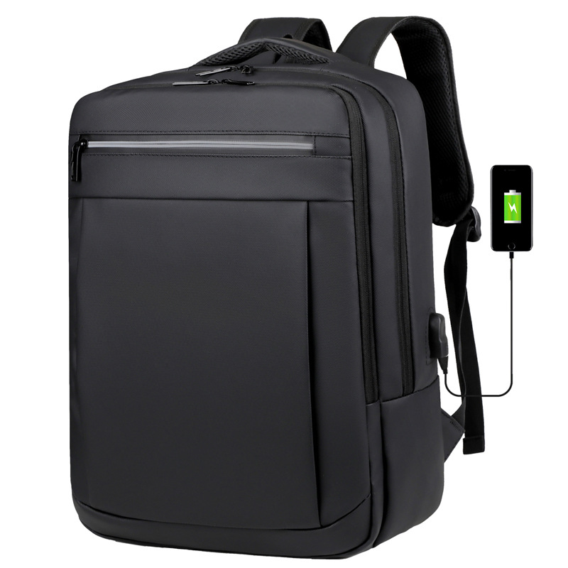 Cross-Border Men's Leather High-End Large Capacity Multifunctional Laptop Backpack Travel Business Trip Bag_voghion.com