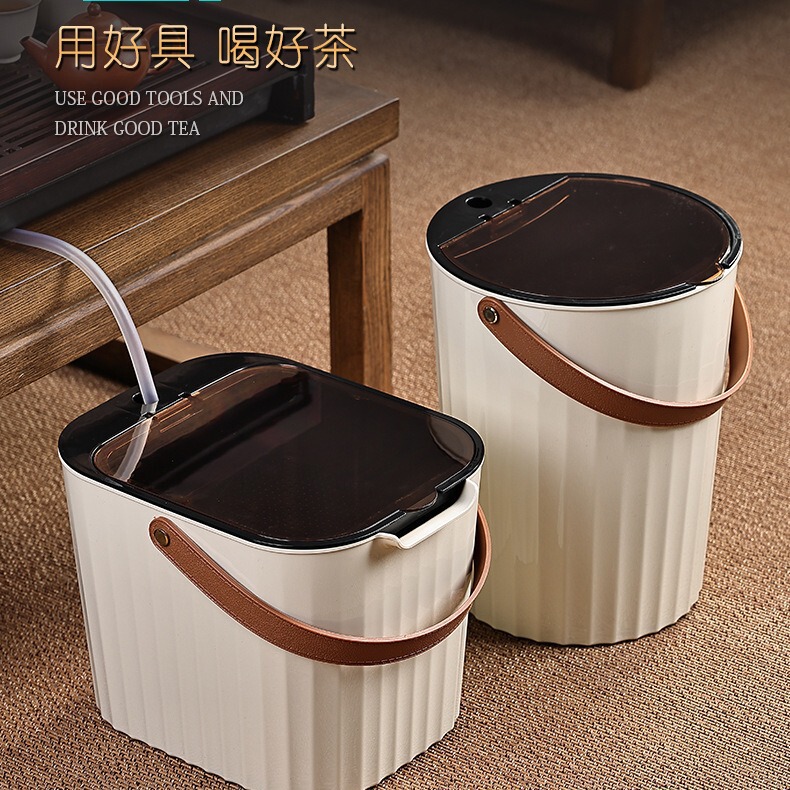 メーカーソース茶桶茶器部品排水管家庭用乾湿分離室内廃水桶茶滓桶茶桶|undefined