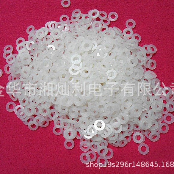 10*20*1MM10*20*2厚尼龙垫片 绝缘片 M10螺丝用绝缘垫片