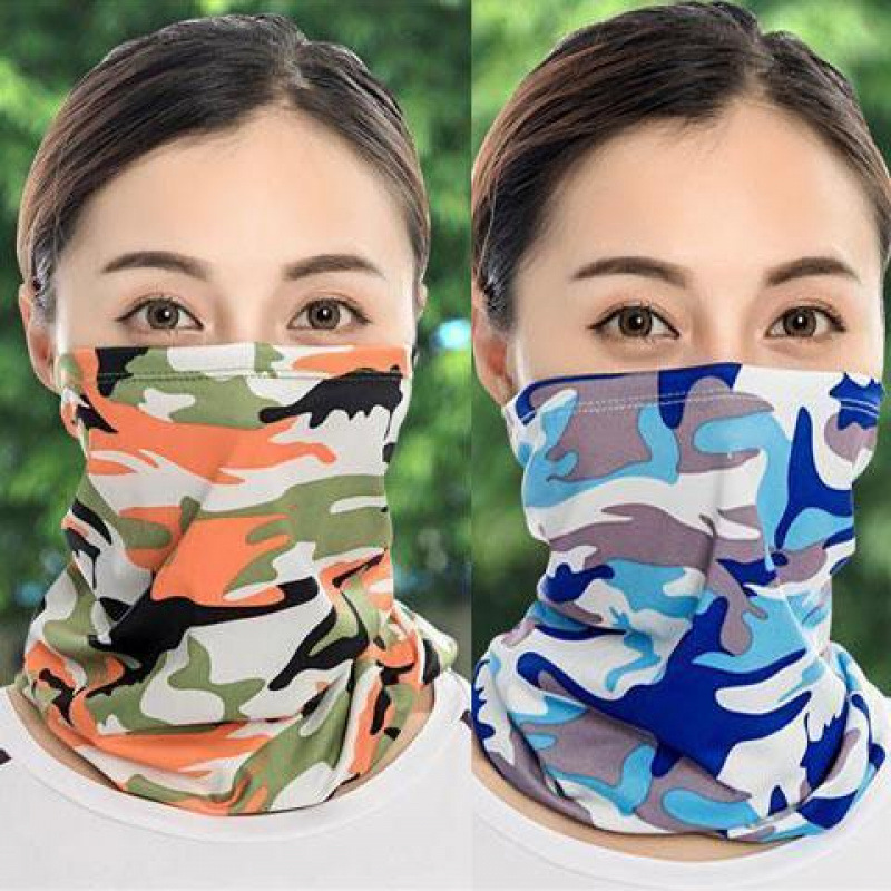 Hielo seda turbante mágico de verano deportivo al aire libre para hombres y mujeres cuello pañuelo de bicicleta máscara de pesca cuello delgado comercio exterior