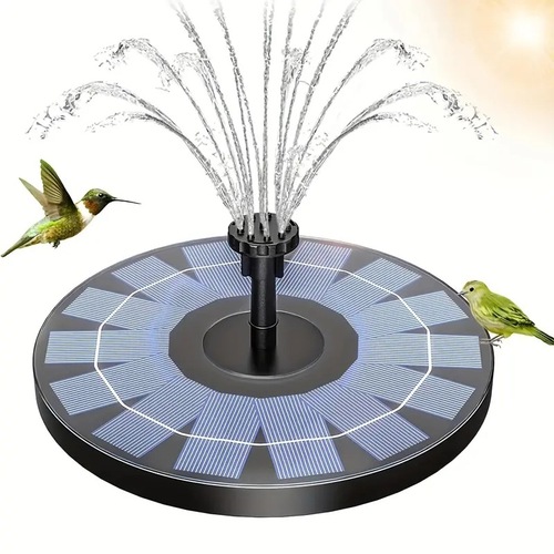 Solar energy storage automatic fountain outdoor floating garden landscape square lighting courtyard swimming pool fountain light waterscape