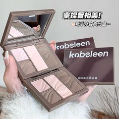 kobeleen易绘高光修容盘遮瑕自然立体修饰珠光阴影侧影高光一体盘