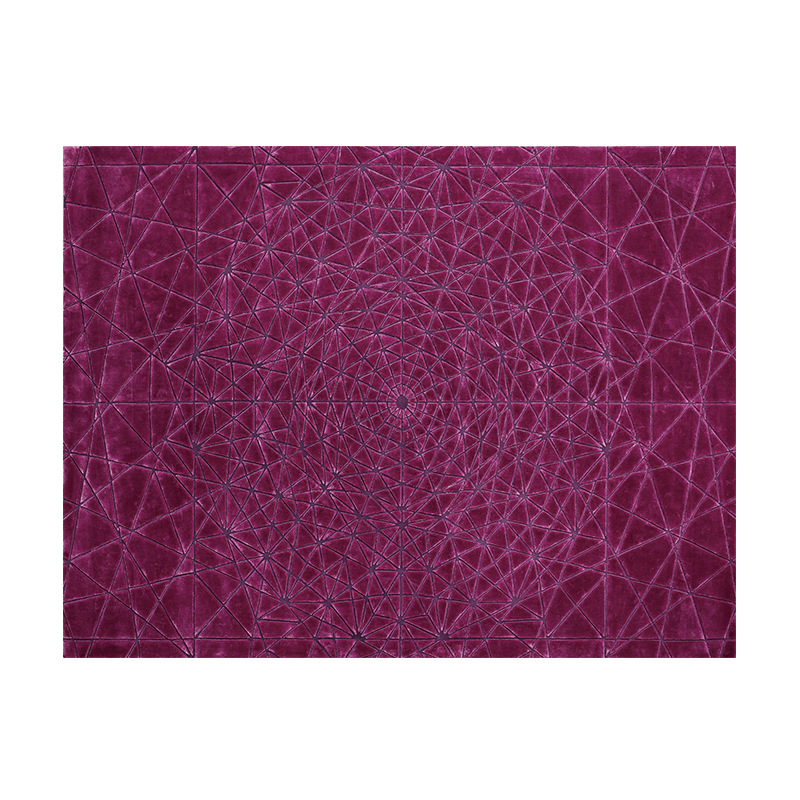 Fábrica de fuente de alfombra de lana de alta gama hotel sala de estar hecha a mano fácil de cuidar dormitorio gran área personalizada