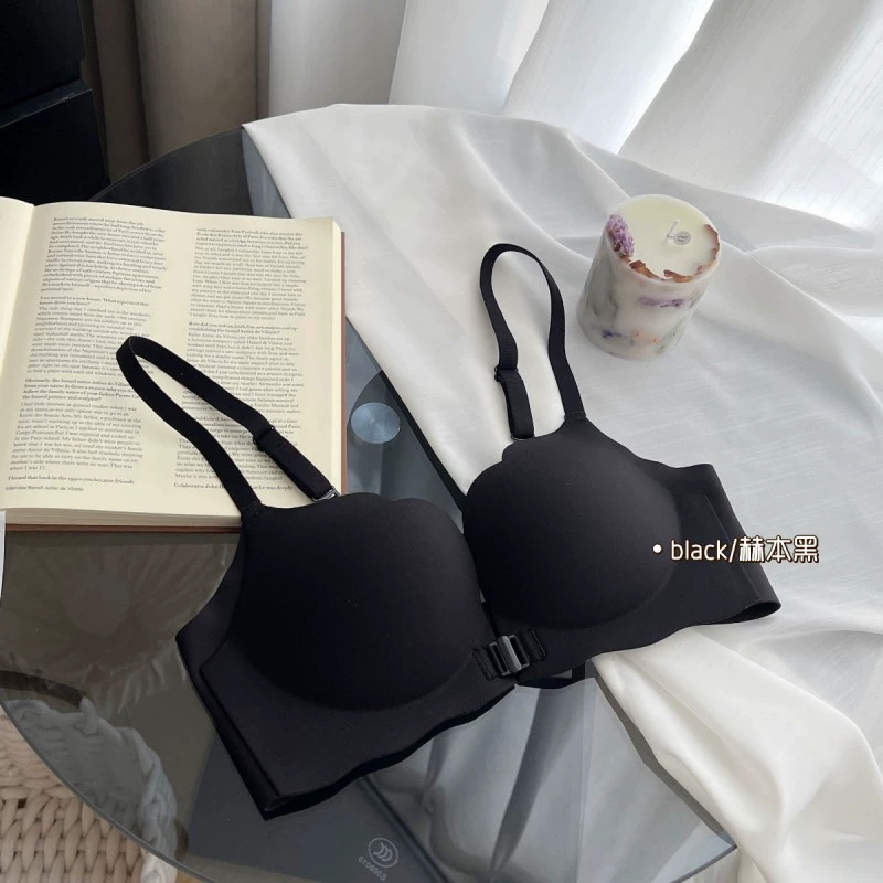 Japanese underwear, thin push up bra, supporting steel ring bra, bra top