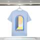 Foreign Trade New Casablanca Short-sleeved Dreamland Door Letter Logo Printed Distinctive Round Neck Short-sleeved T-shirt