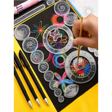 D 96427 Kaleidoscope ruler drawing set �򻨳߼��λ滭ģ����