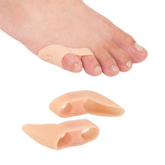 Day-and-Night Dual-Use Little Toe Bunion Corrector with Dual Holes and Double Loops, SEBS Material, for Tail Toe and Hallux Valgus Correction