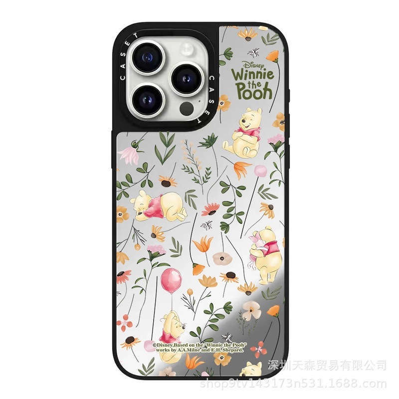 CASETTi联名维尼熊适用苹果iPhone16ProMax手机壳15pro潮牌13镜面|undefined