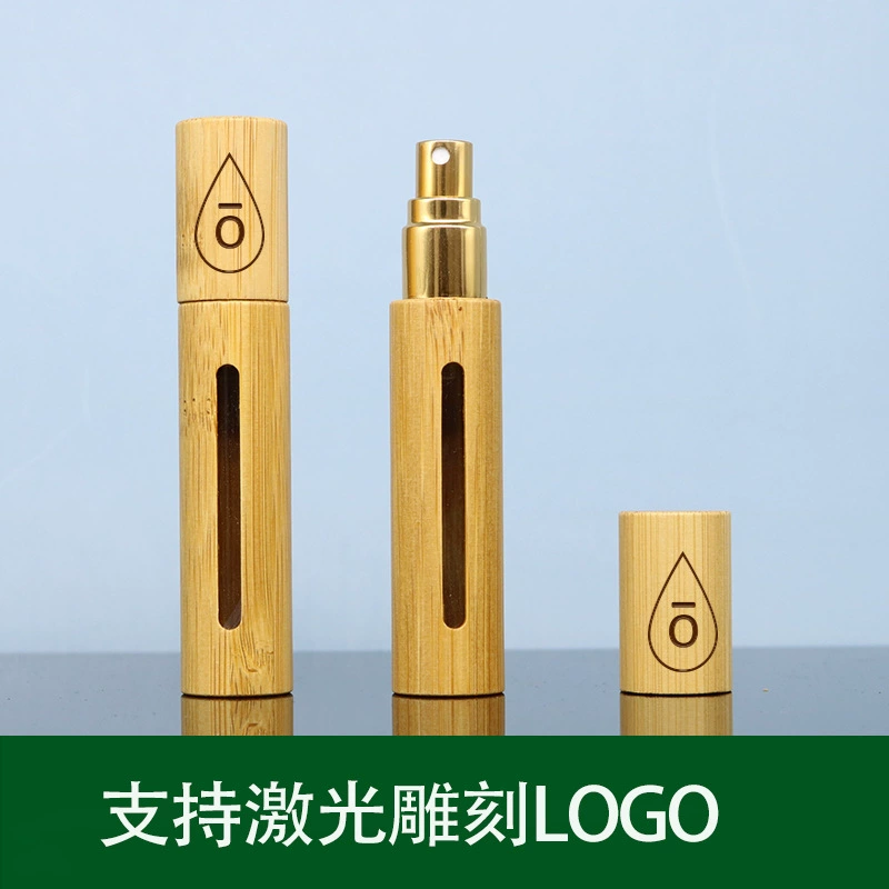 Оптовая продажа фабрики 5 мл10 мл бамбук спрей бутылка дух эфирное масло бутылка натуральный бамбук эфирное масло спрей бутылка