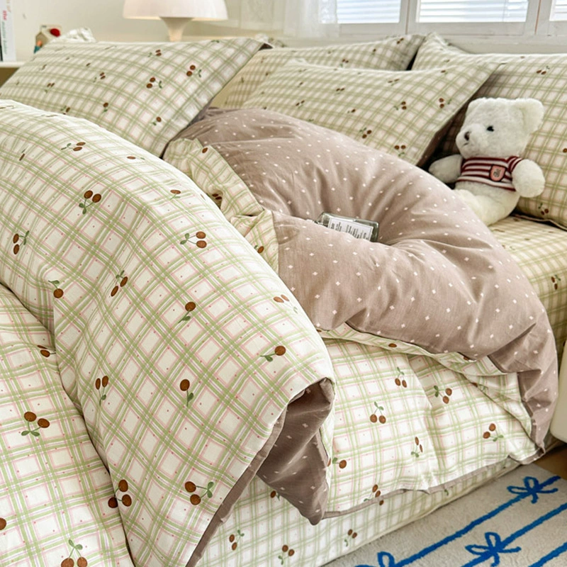 Хлопковое стеганое одеяло набор из четырех частей для детского сада