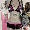 Fuchsia set, breast pads