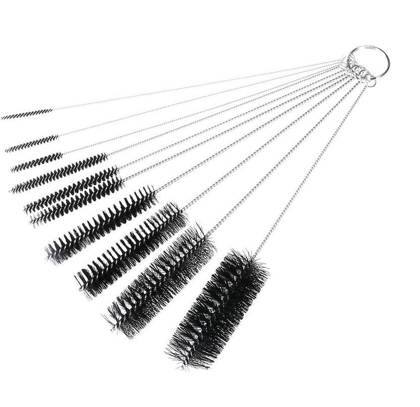 Needle Nozzle Brush Airbrush Hair Brush Spray Gun Pipe Cleaning Tool Hair Brush Airbrush Brush Ten-piece display picture 1