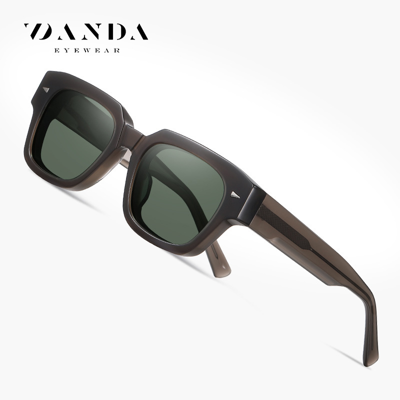 Gafas de sol polarizadas europeas y americanas transfronterizas S32112 Frame grueso de moda Gafas de sol de hoja de moda para hombres y mujeres de alta calidad