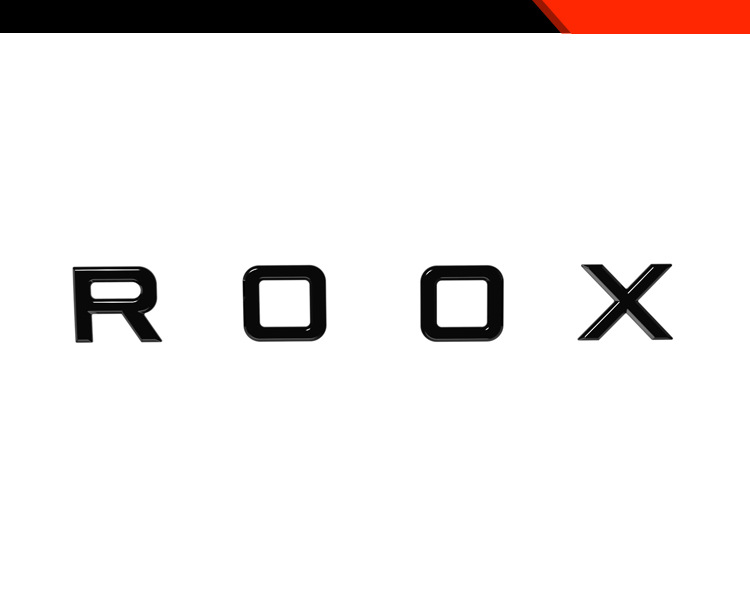 Suitable for Nissan 25 Roox Rear Trunk Car Logo Letter Decorative Stickers Car Accessories Tailgate Car Logo