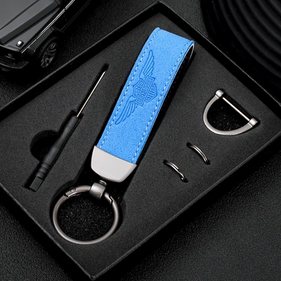 Qianjiang Motorcycle Keychain — Motorcycle Key - blue-motorcycle-keychain-harley