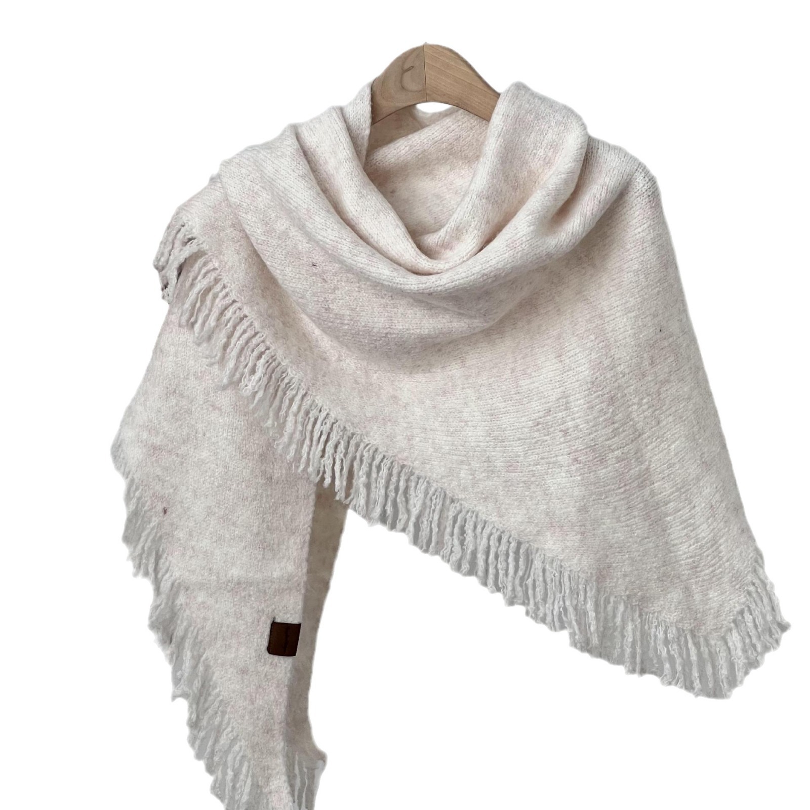 Sopa de lana con bordas bufandas de punto estilo personalizado color multicolor otoño y invierno caliente protección de cuello fábrica personalizada