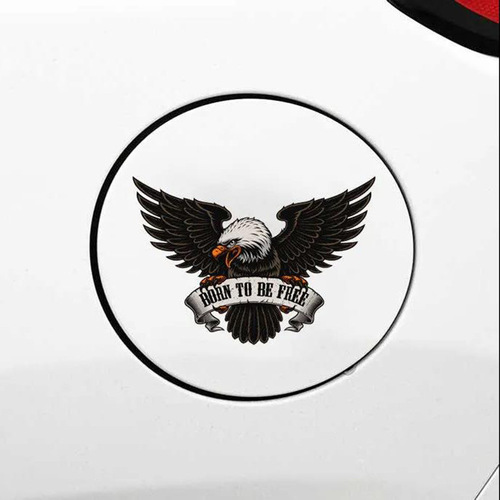 Personalized and creative 3D three-dimensional eagle car stickers car body rear eagle fuel tank cover decorative stickers to block scratches