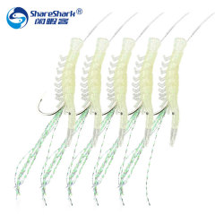 Luminous Bionic Snap Hook, Shrimp Snap Hook, Lure Snap Hook, Shrimp Sea Fishing Snap Hook, Soaking Hook for Crucian Carp, Clearfish, Jumping Fish