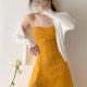 Spring and Summer 2023 New Style Quality French Style Sling Dress Women's Age-reducing Elegant Retro Slim-fit Tight Waist Sleeveless High Waist