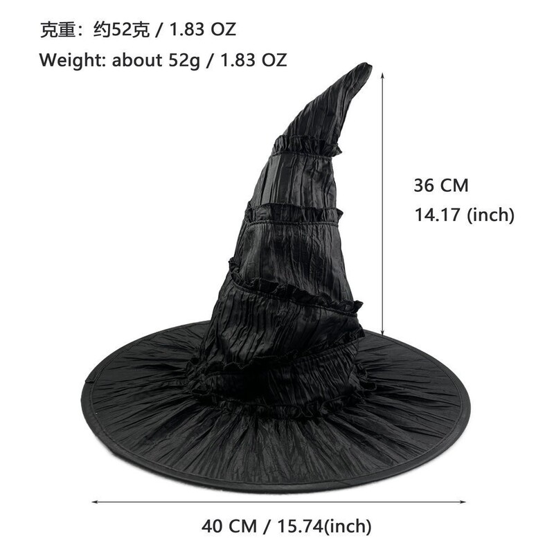 魔女帽子 メガネ 小さめハンドバッグ 3点セット m520|undefined