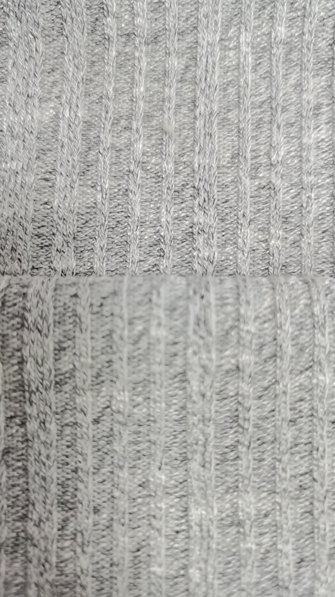 310gRT粗针竹节不规则麻灰罗纹人棉涤纶氨纶面料批发