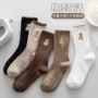 女式长筒秋冬新款堆堆袜
