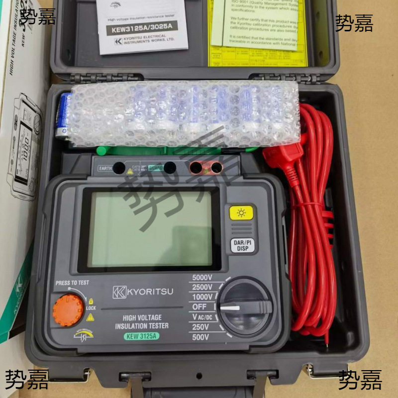 日本共立 KEW3125A 高压绝缘电阻测试仪 数字兆欧表 KYORITSU原装