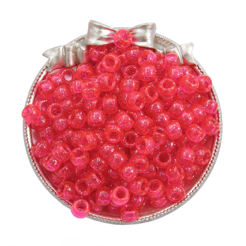 アクリル大穴バレルビーズポニービーズ織り手作り diy ブレスレットプラスチックビーズジュエリーアクセサリービーズルースビーズ|undefined