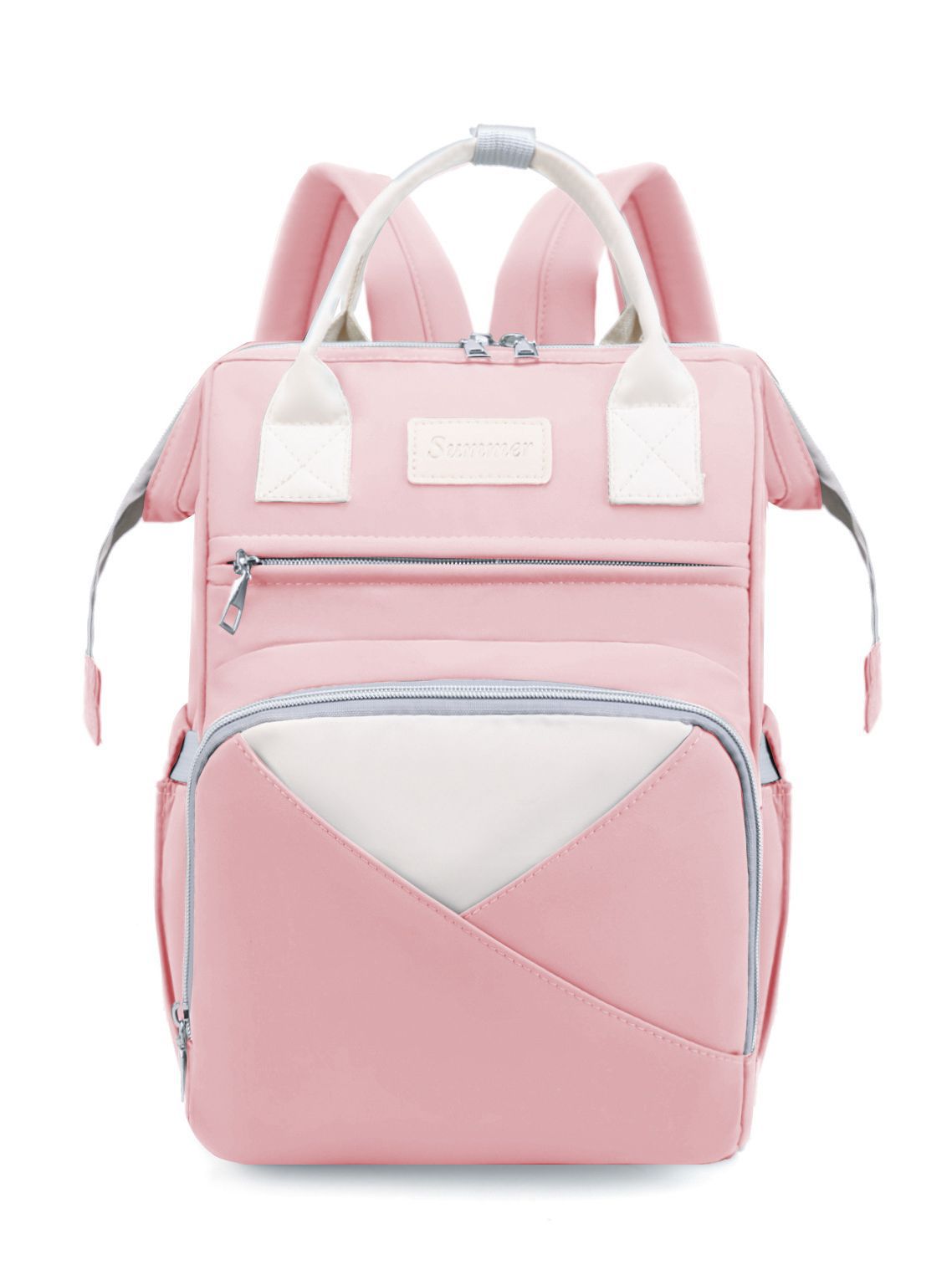 Comercio exterior al por mayor bolsa materna e infantil multifuncional moda casual impermeable momia bolsa mochila de gran capacidad para caminar bebé