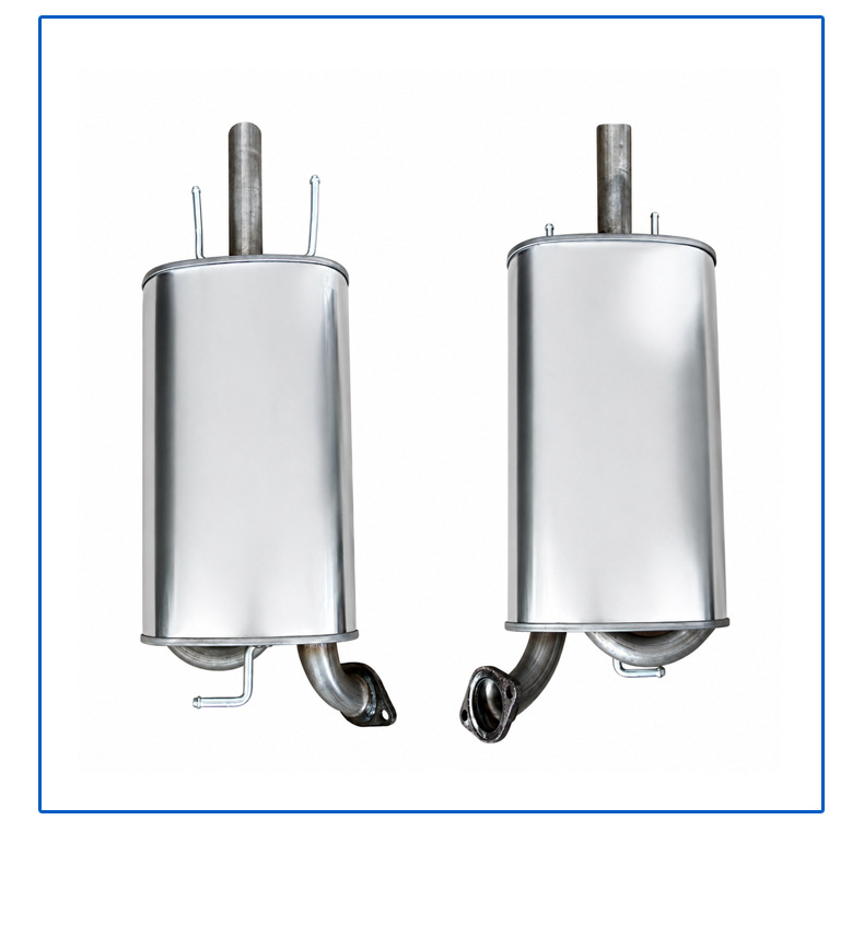 Stainless steel high-temperature resistant mid-rear section thickened silencer for Toyota Camry rear exhaust pipe car exhaust pipe accessories