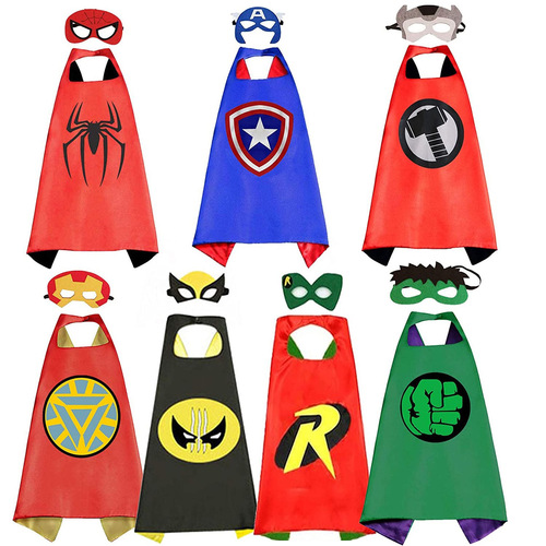 Manufacturer Amazon Children Adults Hero Cape Captain America Superman Iron Man Scarf Cloak Cape