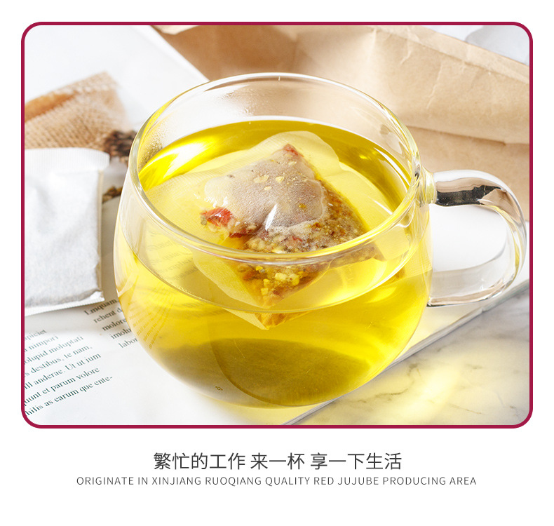 Red Bean Coix Seed Gorgon Fruit Tea Yi Yi Ren Qian Shi 30 Teabags 150g Cold Brewed Herbal Blend specifications