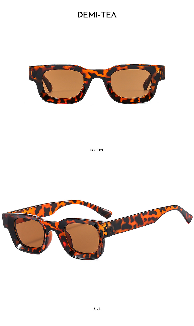 Small Frame Concave Square Hip Hop Punk Sunglasses For Cycling_voghion.com
